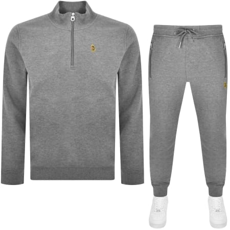 Mens grey designer tracksuit outlet